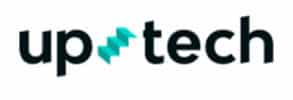 Uptech - tycoonstory | tycoonstory media Uptech logo with a teal diamond between the 'p' and 't'.