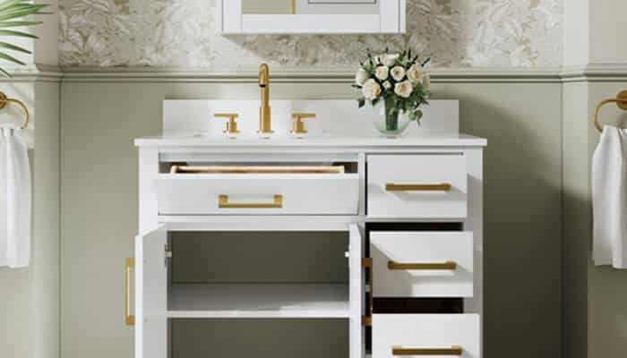 White bathroom vanities have a market foundation that can withstand the test of time | tycoonstory media White bathroom vanities have a market foundation that can withstand the test of time