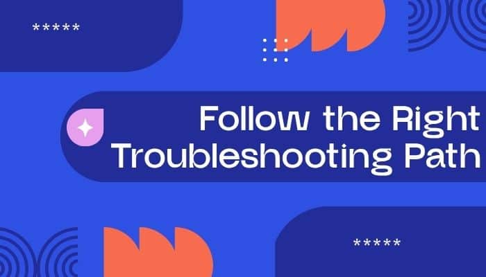 How to fix bug on evebiohaztech - tycoonstory | tycoonstory media What does jsp mean in text graphic featuring a “follow the right troubleshooting path” message with a modern blue abstract background.