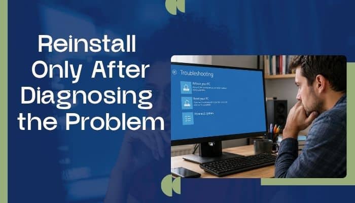 How to fix bug on evebiohaztech - tycoonstory | tycoonstory media What does jsp mean in text graphic showing a user troubleshooting a computer with the message “reinstall only after diagnosing the problem. ”