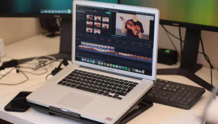 Video social media and email marketing - tycoonstory | tycoonstory media Law firm digital marketing agency video editing workspace used to create legal video, social media, and email marketing content for online client engagement.