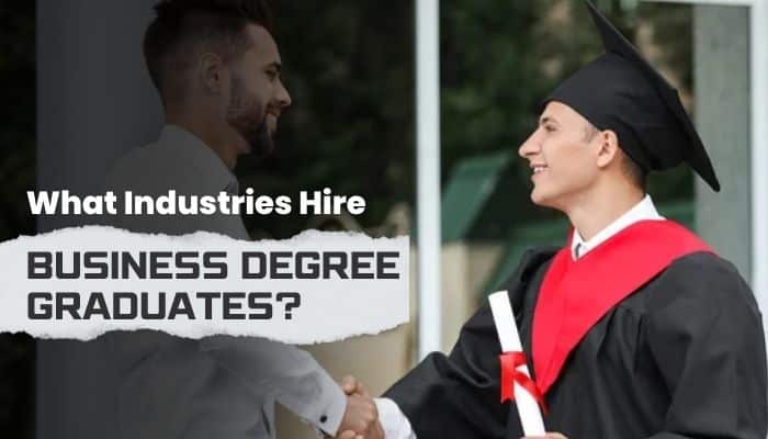 What can you do with a business degree - tycoonstory | tycoonstory media What can you do with a business degree? Image of a business graduate shaking hands with a recruiter, representing career opportunities and industries that hire business degree graduates.