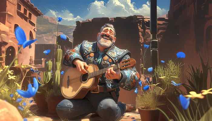 Bard the magical performer - tycoonstory | tycoonstory media Dnd classes bard character playing a magical instrument in a fantasy village, representing the bard class abilities, spellcasting skills, musical magic, support role, and creative gameplay style in dungeons & dragons adventures.