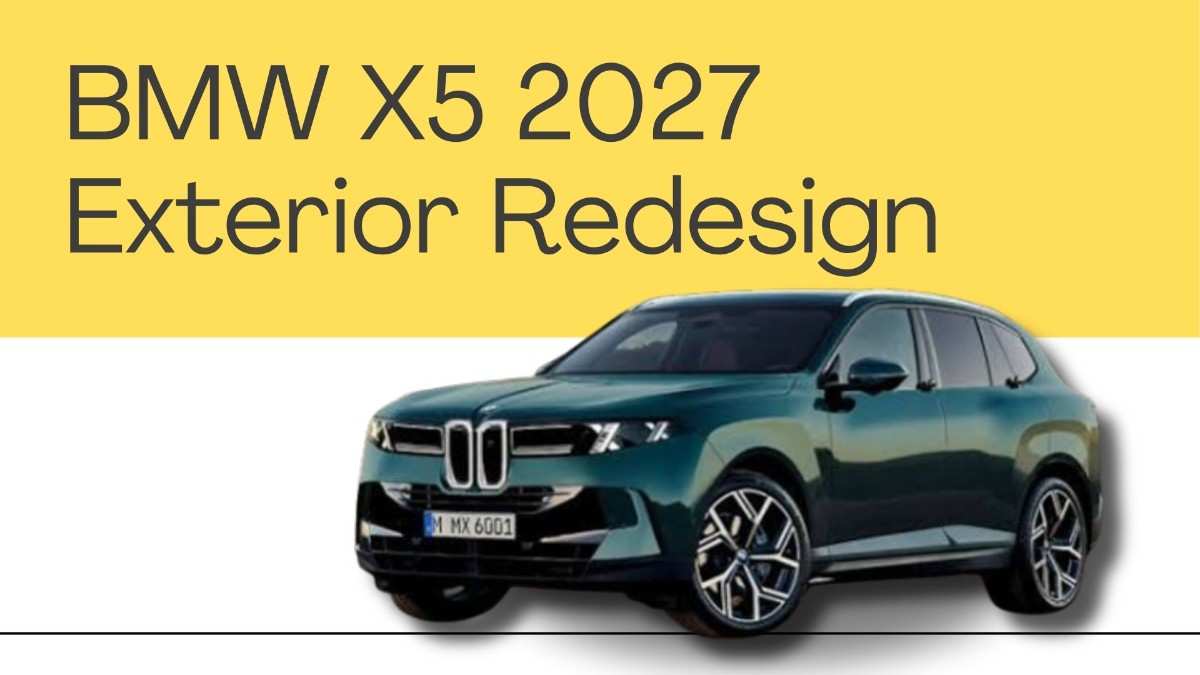 Bmw x5 2027 - tycoonstory | tycoonstory media Bmw x5 2027 exterior redesign showing a green luxury suv with updated front styling, signature kidney grille, modern headlights, and alloy wheels.