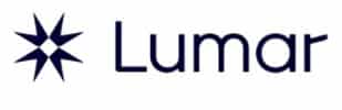 Lumar | tycoonstory media Lumar logo with a navy eight-point star symbol beside the word lumar.