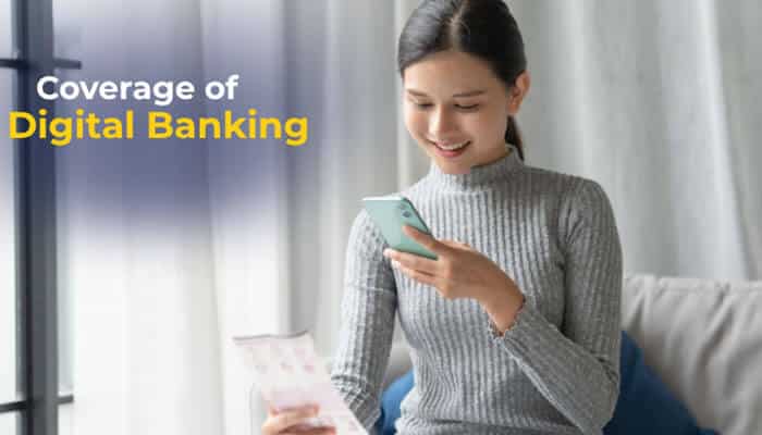 Coverage of digital banking - tycoonstory | tycoonstory media Coyyn. Com digital money concept showing digital banking coverage with a smartphone user managing online financial services, mobile payments, and modern digital finance solutions