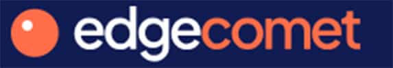 Edgecomet | tycoonstory media Edgecomet logo: an orange dot icon on the left and the wordmark 'edgecomet' in white and orange on a dark blue background.