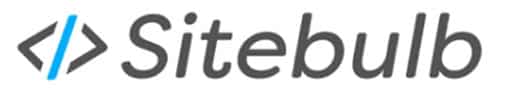 Sitebulb | tycoonstory media Sitebulb logo with a code-brackets icon and the word sitebulb