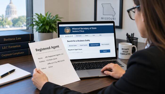 How to search by registered agent | tycoonstory media Missouri secretary of state business search for registered agent and business entity records