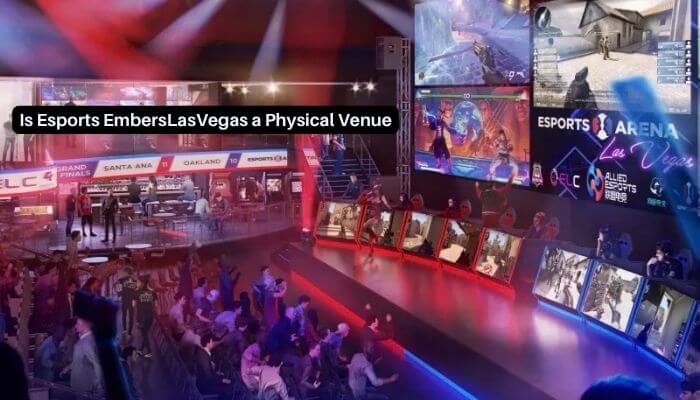 Is esports emberslasvegas a physical venue 1 | tycoonstory media Esports emberslasvegas physical venue with gaming screens and esports arena setup