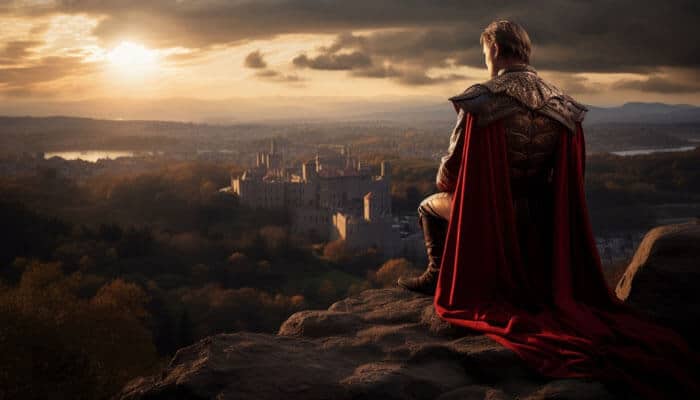 Is no weapon formed against me shall prosper about spiritual warfare - tycoonstory | tycoonstory media No weapon formed against me shall prosper spiritual warfare image showing a warrior standing with confidence over a landscape at sunrise, symbolizing god's protection, faith, victory, courage, and the biblical promise of isaiah 54:17.