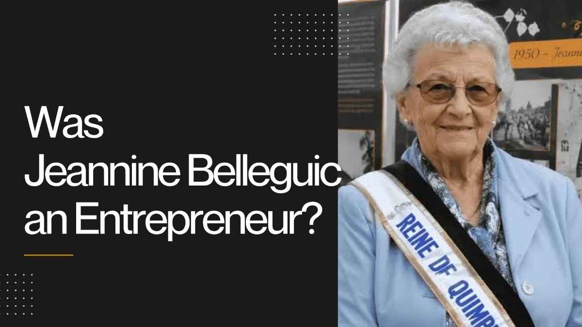 Jeannine belleguic - tycoonstory | tycoonstory media Jeannine belleguic profile image featuring an elderly woman with text asking “was jeannine belleguic an entrepreneur? ” highlighting her background, career story, and verified personal information.
