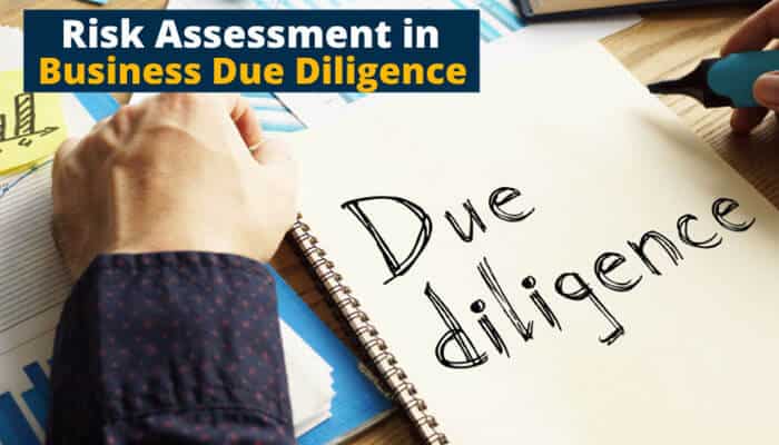 Risk assessment in business due diligence - tycoonstory | tycoonstory media Research dossier for target company highlighting risk assessment in business due diligence with a professional reviewing documents to identify financial risks, legal challenges, operational issues, market threats, and potential opportunities before investment or acquisition decisions.