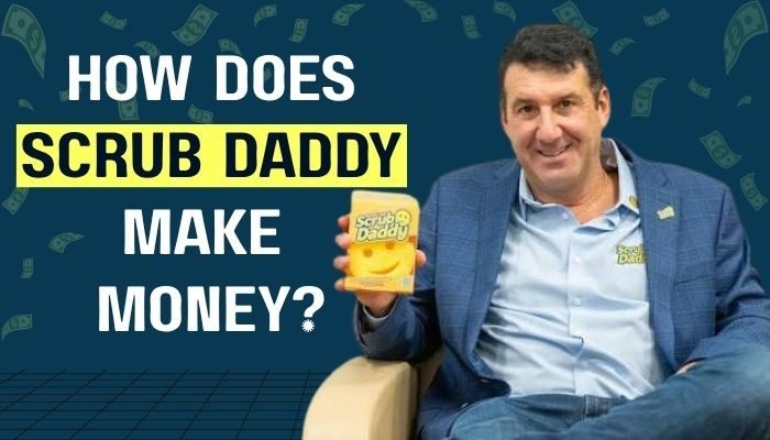 Scrub daddy net worth - tycoonstory | tycoonstory media Scrub daddy net worth featuring the founder showcasing the popular smiley-faced sponge product, highlighting the brand’s revenue growth, business model, and entrepreneurial success story.