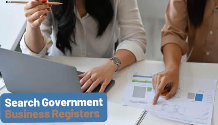 Search government business registries - tycoonstory | tycoonstory media Examples of sole proprietorship company names showing entrepreneurs researching business name ideas, checking government business registries, and verifying unique brand names for starting a successful sole proprietorship venture.