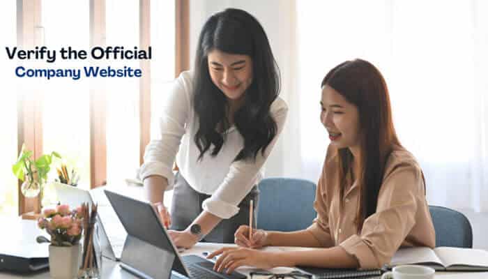 Verify the official company website - tycoonstory | tycoonstory media Target company url research showing professionals verifying an official company website by checking domain identity, business details, branding, contact information, and online presence.
