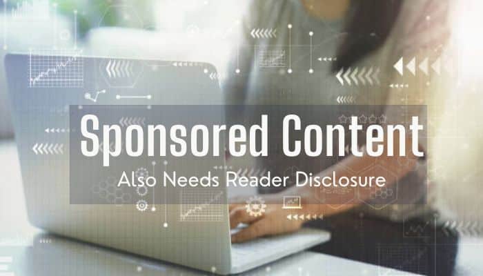 Wallpostmedia. Com - tycoonstory | tycoonstory media Sponsored content banner over a person typing on a laptop, indicating reader disclosure is required and visible overlay text.