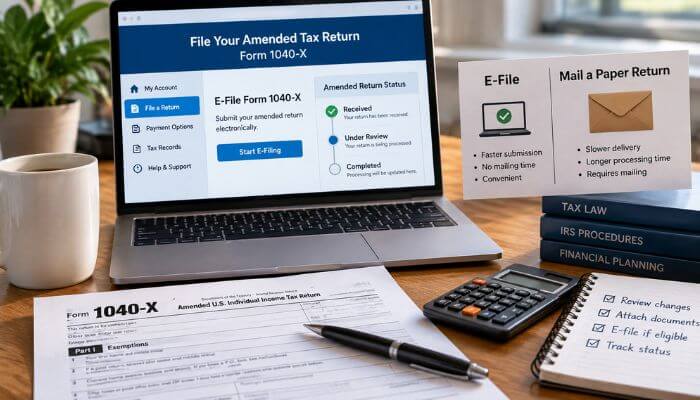 Why does form 1040-x take longer and does e-filing help 1 | tycoonstory media Where’s my amended refund form 1040-x e-filing and amended return status tracking