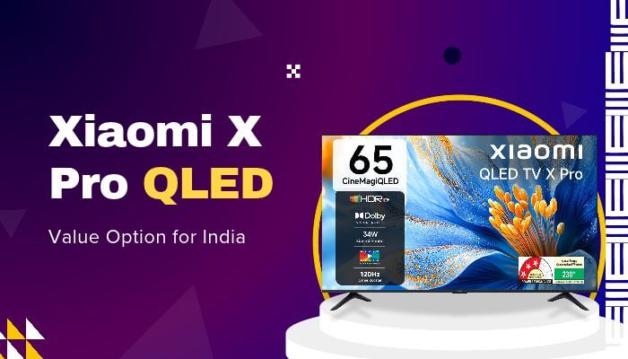 Best budget 4k tvs - tycoonstory | tycoonstory media Best budget 4k tvs featuring the xiaomi x pro qled 65-inch tv, highlighting qled display technology, dolby support, 120hz mode, and value for indian buyers.