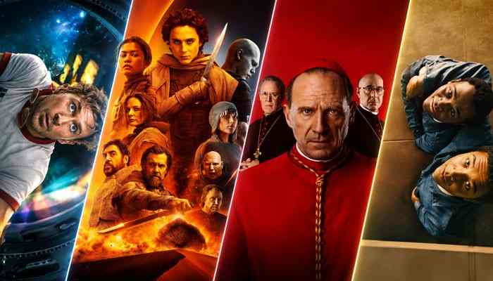 Best recent book to movie adaptations - tycoonstory | tycoonstory media Best book to movie adaptations collage featuring scenes from project hail mary, dune: part two, conclave, and nickel boys, highlighting acclaimed literary films.