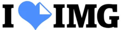 Iloveimg | tycoonstory media I love img logo with a blue heart symbol between the words i and img