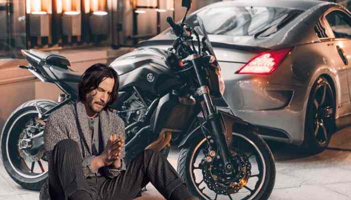 Does keanu reeves own luxury cars - tycoonstory | tycoonstory media Keanu reeves net worth lifestyle concept showing the actor beside a motorcycle and luxury car, reflecting his passion for motorcycles and his business involvement as co-founder of arch motorcycle.