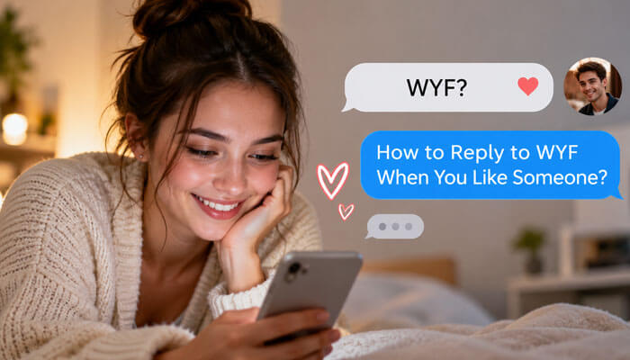 How to reply to wyf when you like someone - tycoonstory | tycoonstory media Wyf meaning in text showing how to reply to wyf when you like someone in a casual chat.