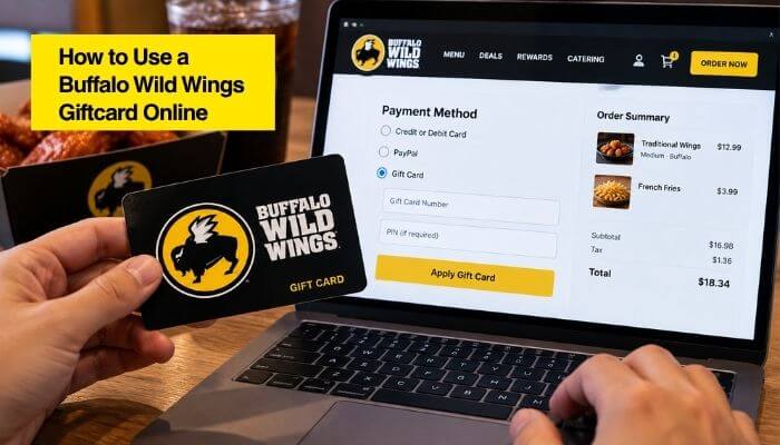 How to use a buffalo wild wings giftcard online 1 | tycoonstory media Buffalo wild wings giftcard online checkout with gift card payment option