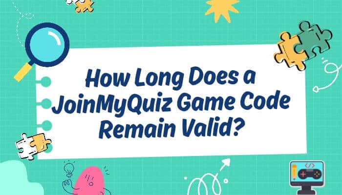 Joinmyquiz - tycoonstory | tycoonstory media Joinmyquiz game code validity guide featuring a colorful educational illustration with puzzle pieces and a magnifying glass.