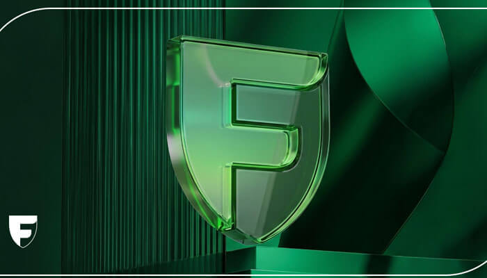 From a banking app to a superapp | tycoonstory media 3d glossy green shield logo on a green textured background, used as a branding hero image.
