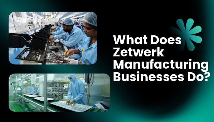 Zetwerk ipo - tycoonstory | tycoonstory media Zetwerk ipo business overview featuring workers assembling electronic components and operating industrial manufacturing equipment in modern factories.